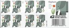 2021 Usps Sheet Of 20 First Class Letter Stamps Elephants 78  