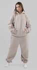 Comfrt Unisex Travel Essentials Hoodie   Sweatpants Set Bark  Xl
