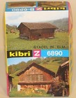 Kibri B-6890 Z Scale Barn New old Stock West Germany Building Kit