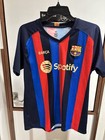 Robert Lewandowski Fc Barcelona Home Jersey Size Medium  Embroidered Fcb Logo