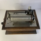 Antique Edison  Standard Cylinder Phonograph  6 Records Parts repair See      spins 