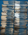 100 Pc  Antique To Vintage Silverplated Flat Butter Spreaders  Knives 5 5 -6 5 
