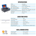 Preenex 12x 8 40w Co2 Laser Marker Engraver Engraving Machine Red Dot Guidance