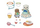 Sylvanian Families Seal Otter Sisters Splashy Snorkel Set Calico Critters