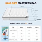 Waterproof Mattress Storage Bag Moving Cover Protector King Size Plastic