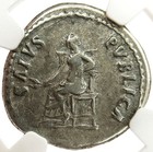 96-98 Ad Silver Roman Empire Nerva Salus Denarius Coin Ngc Very Fine