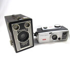 Vintage Kodak Camera Lot Brownie Super 27   Bullet  Folding Camera  Brownie 6-16
