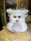 Furby 2005 59294 Emoto-tronic White With Lavender Belly Blue Eyes Works