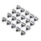 20pcs 5mm High Knob Vertical Slide Switch 3 Pin 2 Position 1p2t Spdt Panel Pa   