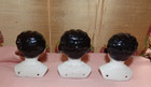 Three Antique Pet Name China Head Doll Heads 3  Tall Shoulder Heads Choose One