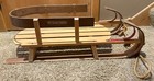 Boundary Waters Vintage Wood Kinder Sleigh Kids Childs Wooden Snow Sled