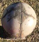 Montana Antique Victorian Carved Reclaimed Wood Newel Post   Round Ball Finial