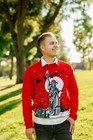 Socal Look Men Ugly Christmas Sweater - Funny Cute Festive Holiday Pullover