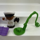 Fisher Price Little People Capt Beau Friend Ship Fishing Flag Jet Ski Parts