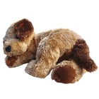 2002 Ty Classic Scrapper Puppy Dog Golden Tan Brown Plush 12  Tysilk Beanie