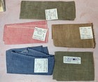 Lot 13 Weeks Dye Works 32ct Linen Cross Stitch Fabric angel Hair pink cocoa blue
