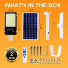 5000w Watts Commercial Led Solar Street Light Dusk To Dawn Parking Lot Road Lamp