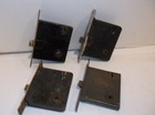 Antique Vintage Mortise Locks No Keys - Lot Of  4 