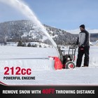 Powersmart 24  Gas Snow Blower  212cc  Self Propelled  40ft Throwing Distance