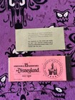 Genuine Adult  Old Vintage Disneyland  Ticket Book A-e - Disney June 1978