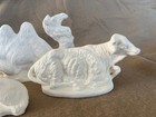Nativity By Delta Molds Manger Animals Bisque  Ready To Paint