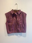 Maeve By Anthropologie Cap-sleeve Crop Buttondown Shirt