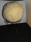 9  Marble  Granite  3-dimensional World Map Globe With 4-leg Stand