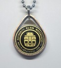 Teardrop  T Token Pendant Souvenir   boston Mbta  Transit Token   Coin Rings Too