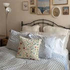 William Morris Abstract Vintage Floral Velvet Design Throw Pillow Covers