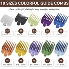 Professional For Wahl Clipper Guards Cutting Guides Set  10pack Hair Clipper    