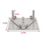 Antenna Tower Hinged Tilt Base Plate For Rohn 25g Tower Heavy Duty Steel New