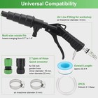 Coolant System Flush Gun Radiator Flusher Air Water Kit Nozzle For 19-40mm Hoses