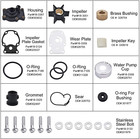Water Pump Impeller Kit For 1980-up Johnson Evinrude 20 25 30 35 Hp Outboards