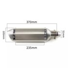For Honda Grom 125 2013-2026 Full Exhaust System Slip-on Muffler On Pipe Db Kill