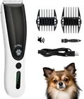 Professional Low Noise Pet Cat Dog Hair Clipper Trimmer Shaver Cordless W  Combs