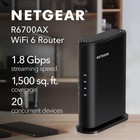 Netgear R6700ax 4-stream Wifi 6 Router Ax1800 Dual-band 1 8gbps Gigabit Ports