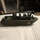 Green Military Ship Boat Model 745 Plastic Toy
