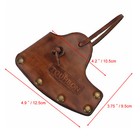 Tourbon Leather Axe Hatchet Holder 4  Lanyard Blade Sheath Head Cover Camping