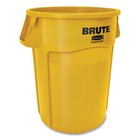 Rubbermaid Commercial 264360yel 44 Gal Vented Round Container - Yellow New