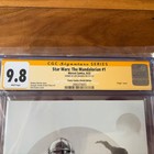 Star Wars  The Mandalorian  1  Cgc 9 8 Virgin B w Sketch Sdcc Signed Adi Granov