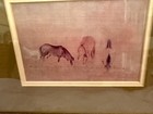 Vintage Oriental Horse Picture