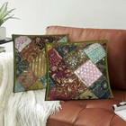30  Set Of 2 Pc Celebration Gift Sequin Bed Throw Accent Cushion Pillow Covers