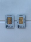 1 Oz Pamp Suisse Lady Fortuna Veriscan Gold Bar  new W  Assay 