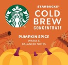 Starbucks Pumpkin Spice Flavored Cold Brew Coffee Concentrate  Bottle  32 Fl Oz