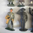 Vintage Lot Of 8 Unique Vintage 30s 40s Barclay Manoil Soldier Man Women Figures