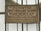 Small Antique Hendryx Bird Cage Brass Gold Vintage Art Deco