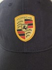 Porsche Design Driver   s Selection Black Adjustable Baseball Hat Crest Logo Cap