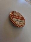 1952 Pennsylvania Resident Fishing License Pin Button   pa Fish Commission Game 