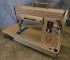 Vintage Singer 301a Long Bed Portable Sewing Machine Serviced   Sews Beautiful 