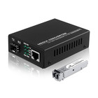 Fiber To Ethernet Media Converter With Gigabit Multi-mode Sfp Lc Module  1 25   